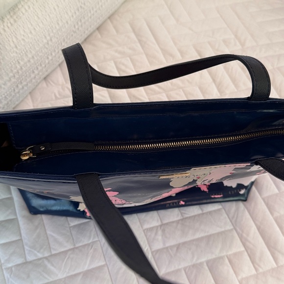 KATE SPADE “Going Places” Francis Map Leather Tote - Picture 6 of 11